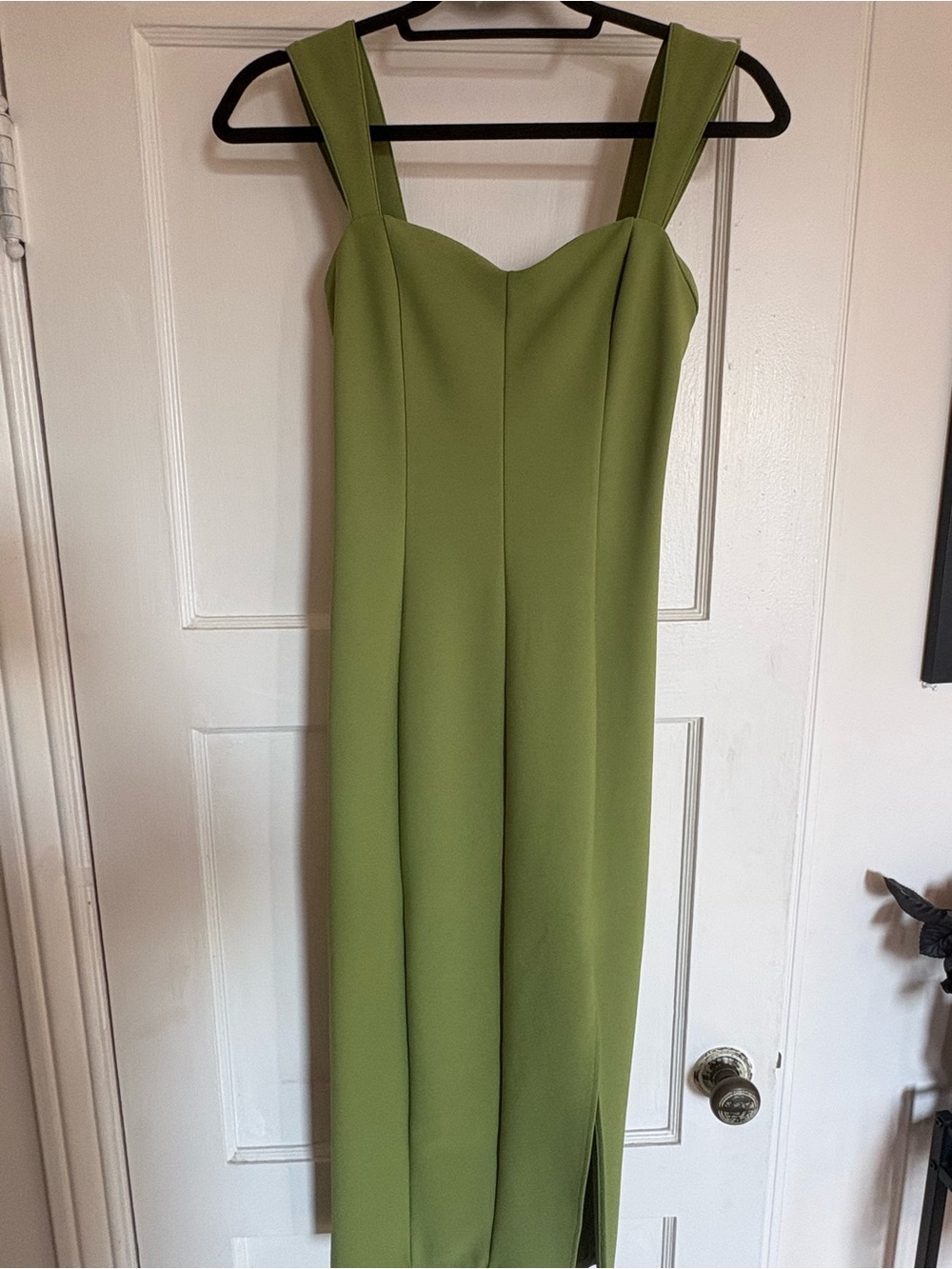 Abercrombie & Fitch Olive Green Midi Dress